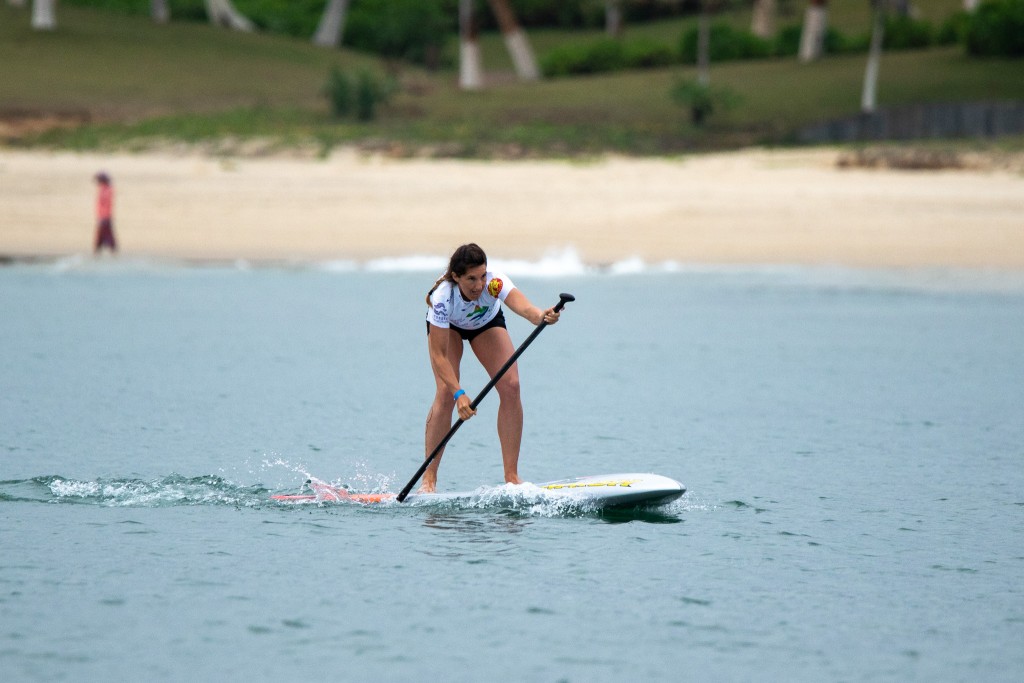 Tarryn King well ahead of the competition. Photo: ISA / Pablo Jímenez 