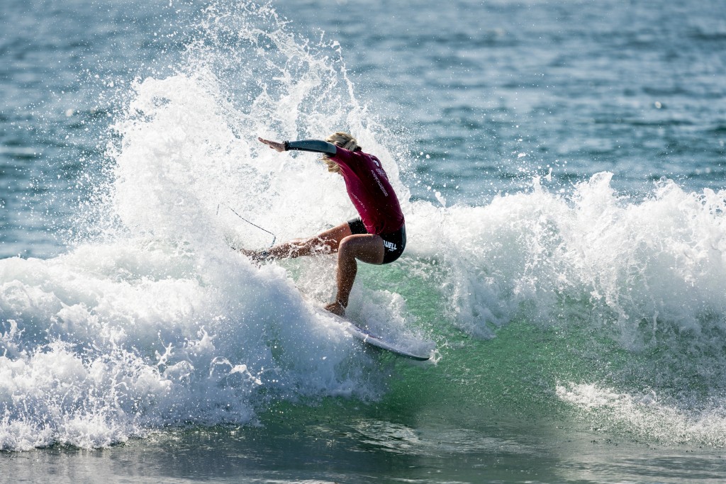 Gabriela Bryan on her way to earning Hawaii’s second Gold Medal of the day. Photo: ISA / Ben Reed 